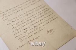 1772 Count Of Buffon Signed Letter To Thuin Montbard Naturalist Science