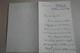 1895 Signed Letter By Georges Clemenceau, Politician, French Academy Member