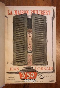 1904 Autograph Jean Lorrain Maison Philibert Bottini Letter Prostitution Brothel