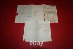 3 Autographic Letters Signed By Étienne Marc Fourmere Érudit Orientaliste
