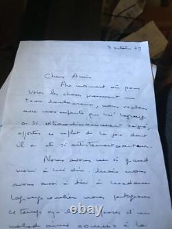 3 Signed Autograph Letters