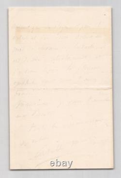 A. Catulle Mendès Autographed Letter Signed to A. Vitu Critical Article 1881