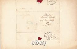 A. De Pons autograph letter signed, composer, trio Étienne Bodin
