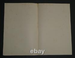 Abbé MOIGNO BEAUTIFUL SIGNED AUTOGRAPH LETTER, FOR THE BLESSING OF HIS WORKS