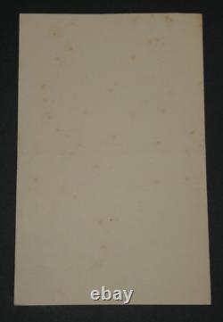 Abbé MOIGNO BEAUTIFUL SIGNED AUTOGRAPH LETTER, FOR THE BLESSING OF HIS WORKS