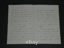 Achille Fould autograph letter signed, July Monarchy government, 1862, 4 pages