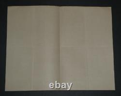 Adolphe Léon Willette Signed Autograph Letter, The Golden Age, and small papers