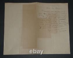 Adolphe Léon Willette Signed Autograph Letter, The Golden Age, and small papers