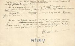 Alain Fournier Jacques Riviere Signed Autograph Letter. The Great Meulnes