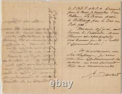 Albert DAWANT Autographed Letter Signed to Henry Lapauze and the Russian Empire