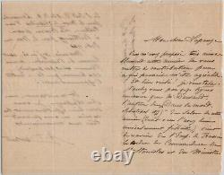 Albert DAWANT Autographed Letter Signed to Henry Lapauze and the Russian Empire