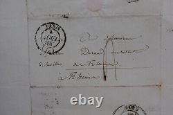 Albert LENOIR SIGNED AUTOGRAPH LETTER TO architect Hippolyte DURAND 1837