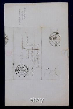 Albert LENOIR SIGNED AUTOGRAPH LETTER TO architect Hippolyte DURAND 1837