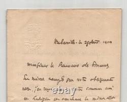 Albert Léon Marie Le Nordez, Bishop, signed autograph letter, 1909 Albert Léon Marie Le Nordez, Bishop, signed autograph letter, 1909