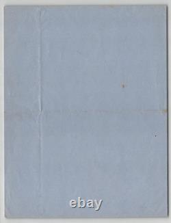Albert Robida: Signed Autograph Letter – Drawings for the 1922 Christmas Issue