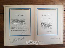 Albert-birot (pierre). Two Autograph Letters Signed, Dated