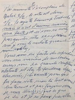 Alberto Giacometti Autographed Letter Signed to Collector G. D. Thompson