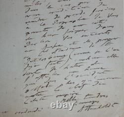 Alexander Von Humboldt Signed Autograph Letter