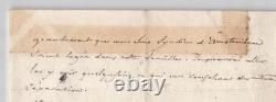 Alexandre Bida Signed Autograph Letter Marius Michel, Engel, Magnier 1887