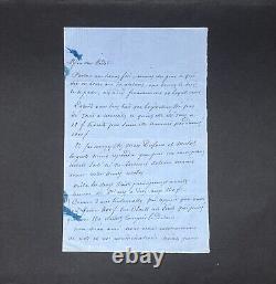 Alexandre DUMAS Autographed Letter Signed Publisher, his novels and Cherville