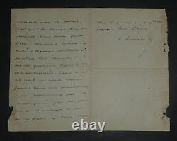 Alexandre DUMAS son Autographed Letter Signed Beautiful volume of tales 3 pages