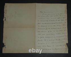 Alexandre DUMAS son Autographed Letter Signed Beautiful volume of tales 3 pages