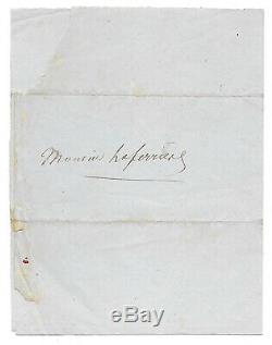 Alexandre Dumas Father / Autograph Letter Signed / Street Amsterdam