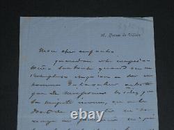 Alexandre Dumas Jr. Autographed Letter to Joseph Primoli, 1879