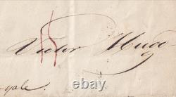 Alexandre Dumas writes to Victor Hugo, autograph letter signed, 1836