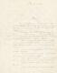 Alphonse De Lamartine / Autograph Letter Signed / His Complete Works