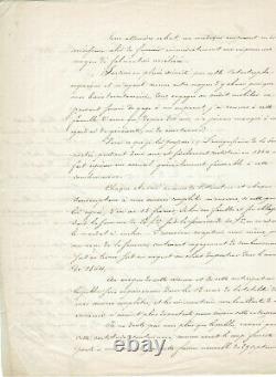Alphonse De Lamartine Beautiful Autograph Letter Signed On February 1, 1862