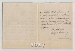 Alphonse Duvernoy: Set of 5 Signed Autograph Letters