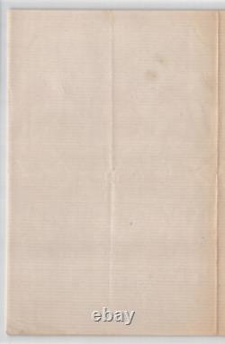 Alphonse Duvernoy: Set of 5 Signed Autograph Letters