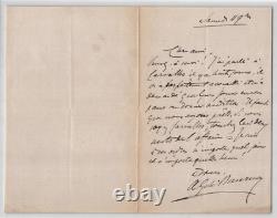 Alphonse Duvernoy: Set of 5 Signed Autograph Letters