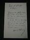 Ambroise Thomas Signed Autograph Letter 1862