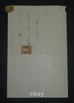 Amédée Pommier Autographed Letter Signed to Léon Laurent-Pichat