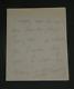 Anatole France Autographed Letter Signed To A Certain Mr. Vailleron