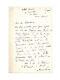 Anatole France / Signed Autograph Letter / Pretty Young Ladies / His Poems