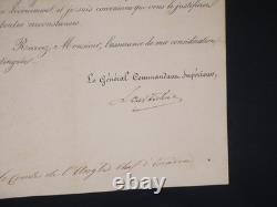 Anatole de LAWOESTINE Signed Letter - Autograph Count of l'Angle-Beaumanoir