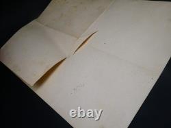 Anatole de LAWOESTINE Signed Letter - Autograph Count of l'Angle-Beaumanoir