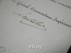 Anatole de LAWOESTINE Signed Letter - Autograph Count of l'Angle-Beaumanoir