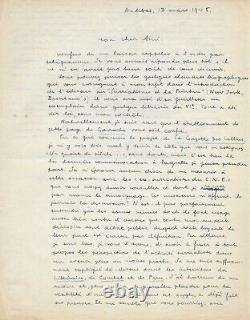 André Breton Autograph Letter Signed Surrealism