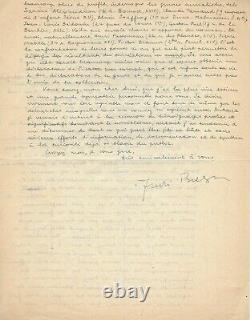 André Breton Autograph Letter Signed Surrealism