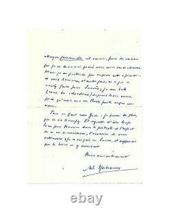 André Malraux / Signed Autograph Letter / André Gide / Attack / Literature