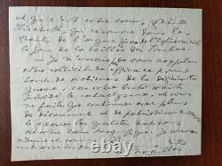 Anna de Noailles Signed Autograph Letter to Countess Greffulhe, 1917