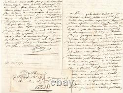 Anne Marie de MARGUERYE Countess HAUTEFEUILLE 11 signed autograph letters