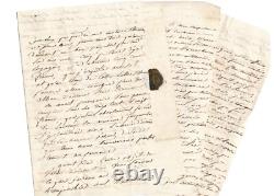 Anne Marie de MARGUERYE Countess HAUTEFEUILLE 11 signed autograph letters