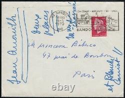 Anouilh Jean (1910-1987) Signed Autograph Letter To Princess Bibesco 1970