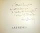 Anthinea By Maurras, 1912, No. 4/10, Japan, Autograph Inscription & 3 Letters, Barres, A6