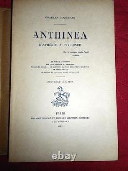 Anthinea by Maurras, 1912, No. 4/10, Japan, autograph inscription & 3 letters, Barres, A6